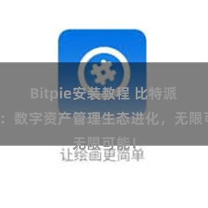 Bitpie安装教程 比特派钱包：数字资产管理生态进化，无限可能！