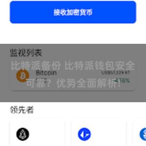 比特派备份 比特派钱包安全可靠？优势全面解析!