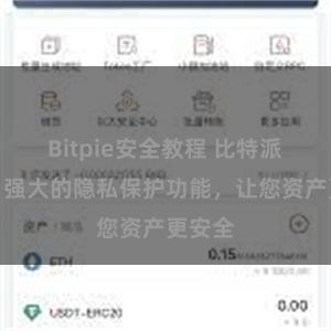 Bitpie安全教程 比特派钱包：强大的隐私保护功能，让您资产更安全