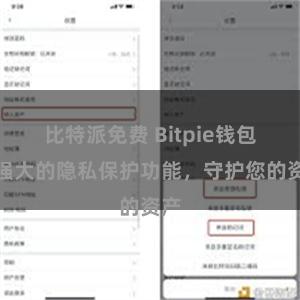 比特派免费 Bitpie钱包：强大的隐私保护功能，守护您的资产