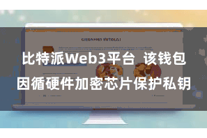 比特派Web3平台 该钱包因循硬件加密芯片保护私钥