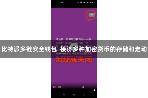 比特派多链安全钱包  接济多种加密货币的存储和走动