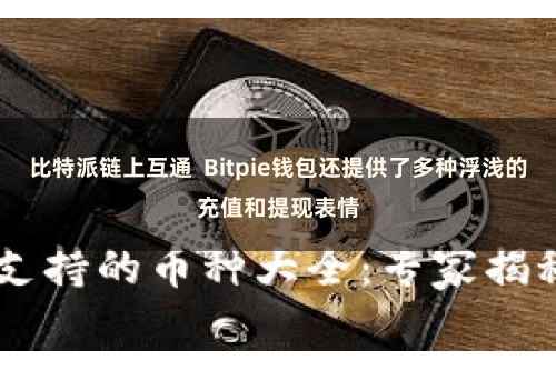 比特派链上互通  Bitpie钱包还提供了多种浮浅的充值和提现表情