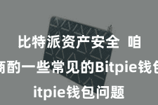 比特派资产安全  咱们将商酌一些常见的Bitpie钱包问题